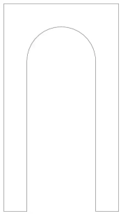 Ścianka do dekoracji S3 (portal)