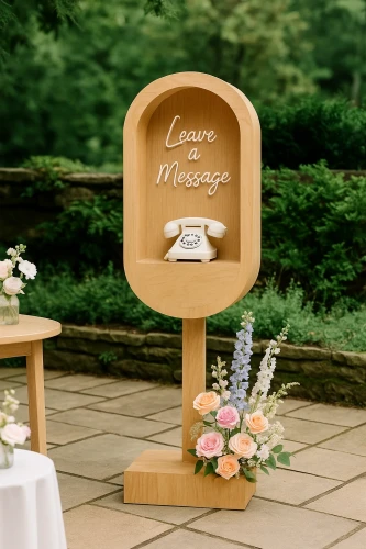 telefon życzeń w budce