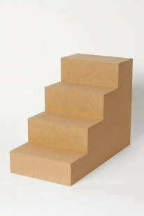 Drewniane schodki do sesji foto