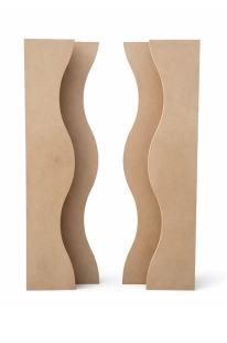 Zestaw ścianek do dekoracji -  fale 3D - P33