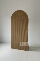 Ścianka do dekoracji ryflowana S1 (półkole)