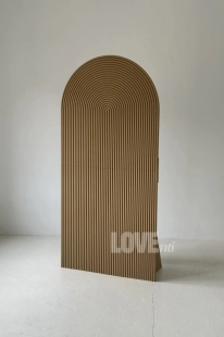 Ścianka do dekoracji ryflowana S1 (półkole)