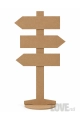 Loventi drewniany drogowskaz z MDF.webp