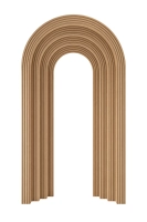 Portal przestrzenny 3D ryflowany