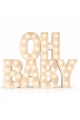 napis LED od Loventi OH BABY