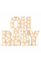 Napis "OH BABY" (LED)